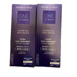 ONE BY KOSE セラムヴェール ディープリペア 薬用導入美容液 付け替え用ラージサイズ、2個
