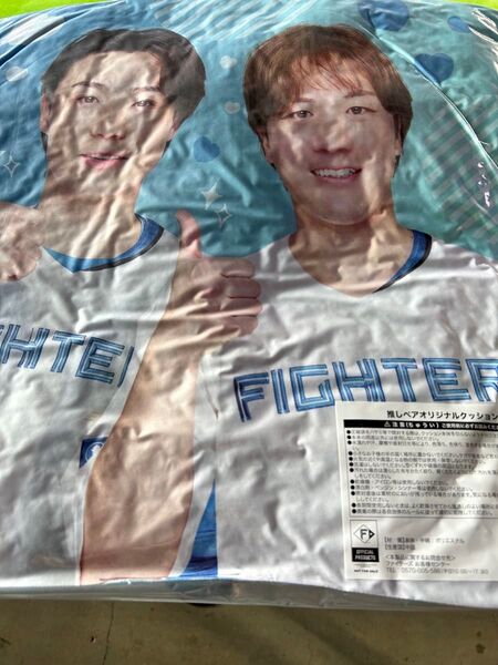 日本ハム ファイターズ 推しペアオリジナルクッション 山崎福也 × 伏見寅威