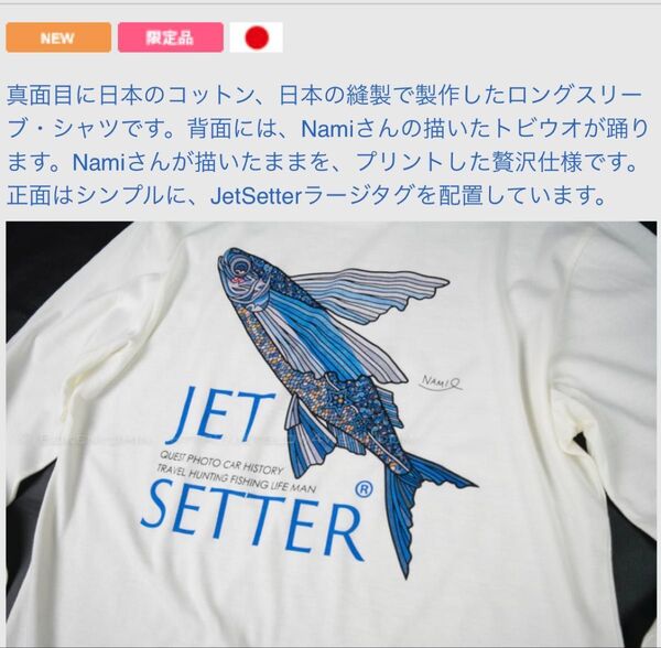 冒険用品 JetSetter × NamiトビウオロンT