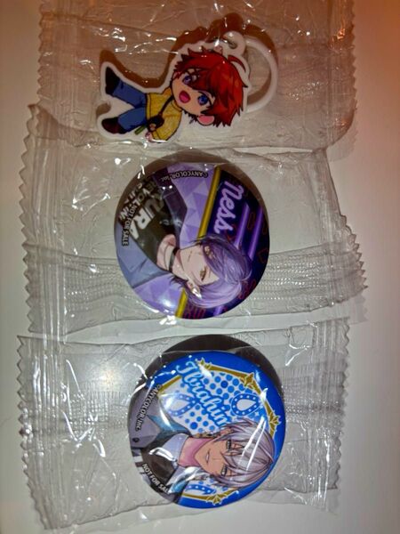にじさんじ イブラヒム 榊ネス 北見遊征 缶バッジ めじるしチャーム 新品未開封