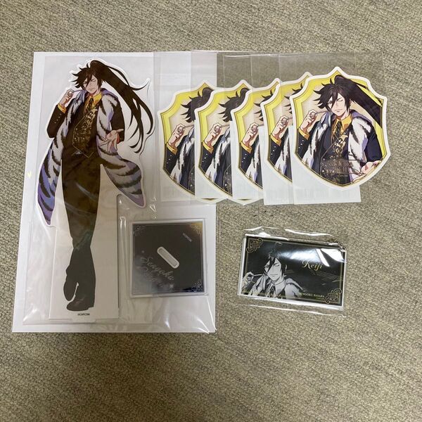 戦国BASARA 前田慶次 カプくじセット アクリルスタンド アクリルキーホルダー ステッカー