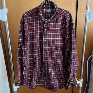 ラルフローレン チェックシャツ L レッド