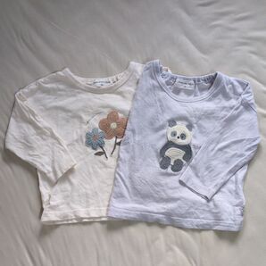 ベビー服 長袖トップス 80 2枚セット