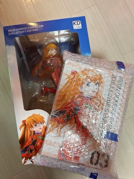 新世紀エヴァンゲリオン」惣流・アスカ・ラングレー 1/7スケールフィギュア コミック3巻初版付き カドカワ