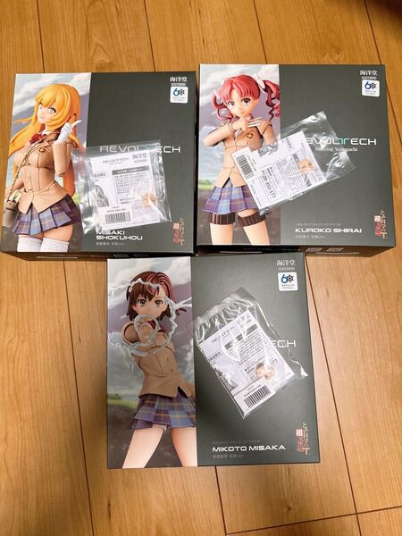 特典付き リボルテックアメイジングヤマグチ 御坂美琴 白井黒子 食蜂操祈 とある科学の超電磁砲