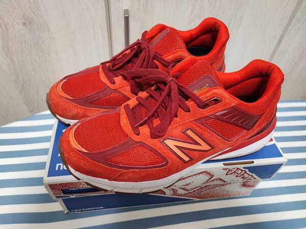 New Balance M990MS5 26.5センチ ニューバランス 赤色 レッド RED USA製