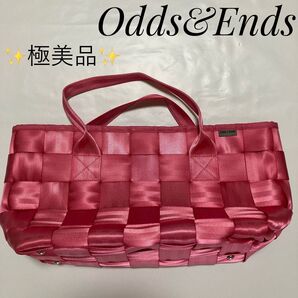 極美品 トートバッグ シートベルト Odds&Ends A4可 ディープピンク