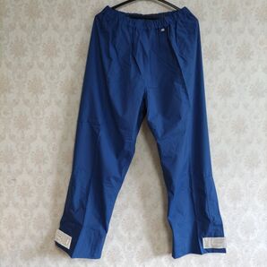メンズ 雨具 パンツ サイズL 未使用品 ブルー