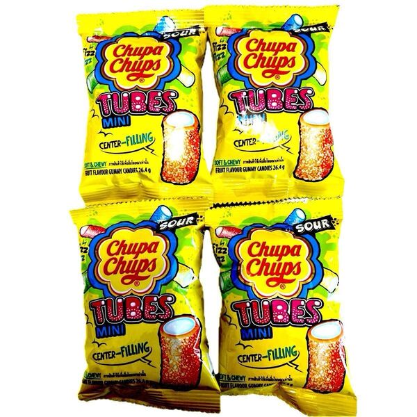 チュッパチャプス サワーチューブ ミニ 海外お菓子 海外限定品 日本未発売品 チュッパチャプスバイト