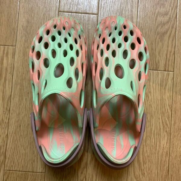 【ハイドロモック】中古美品!Merrell メレル 23 レディース メンタ ピーチ サンダル