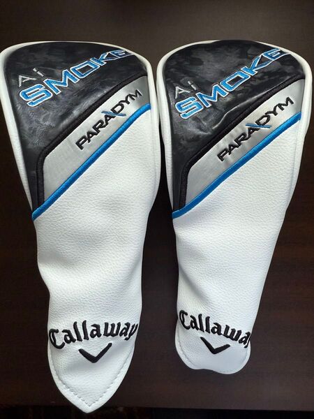 【状態良好】 Callaway キャロウェイ PARADYM Ai SMOKE フェアウェイウッド用 ヘッドカバー 2個セット