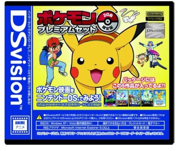 DS vision ポケモンプレミアムセット パッケージ無しニンテンドーDS