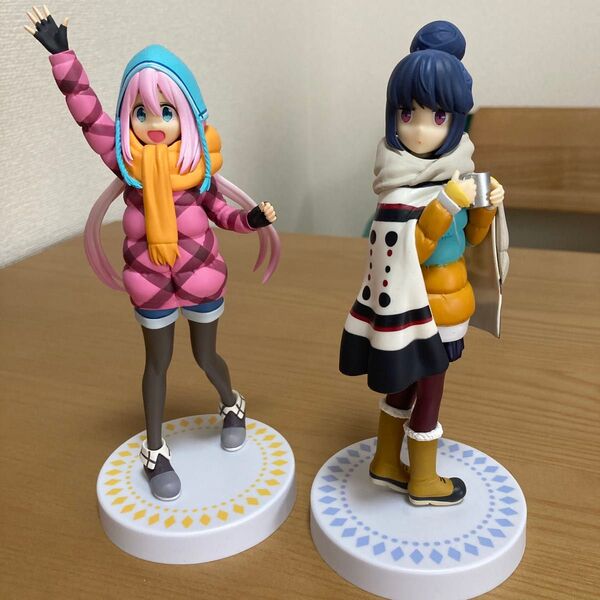 【外箱なし】ゆるキャン△ プライズフィギュア 各務原なでしこ 志摩リン 2点セット