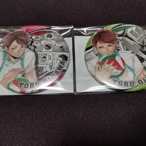 ハイキュー!! コレクション缶バッジ HEROES 2種 青葉城西 及川徹
