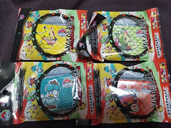 ポケモン プチ缶ラムネ ワールドチャンピオンシップス2023 WCS 横浜 全4種 ピカチュウ ニャオハ ホゲータ クワッス