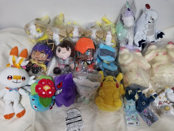 ポケモン ぬいぐるみ まとめ売り へんしんメタモン ブラッキー シャワーズ DOLLS トレーナーズ ユウリ マイピカ イースター