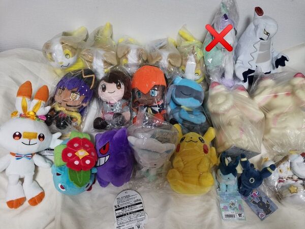 ポケモン ぬいぐるみ まとめ売り へんしんメタモン ブラッキー シャワーズ DOLLS トレーナーズ ユウリ マイピカ イースター