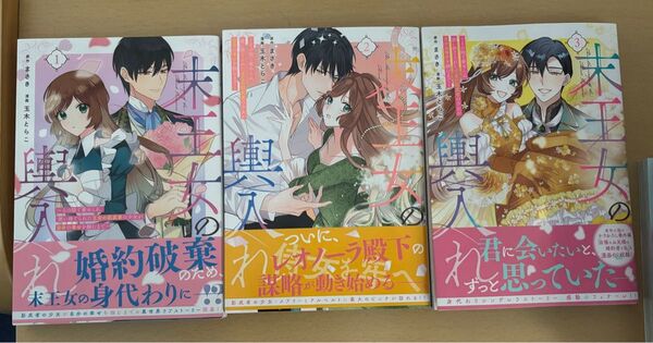 末王女の輿入れ その陰で嵌められ、使い捨てられた王女の影武者の少女が自分の幸せを掴むまで 1〜3