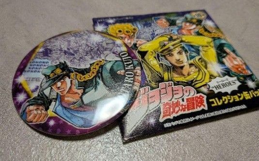 ジョジョの奇妙な冒険 缶バッジ 空条承太郎 未使用品