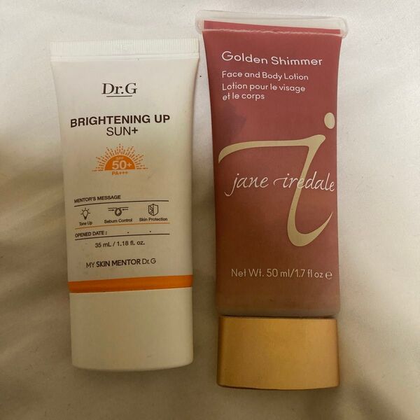 Dr.G 日焼け止め jane iredale ローション 2点セット