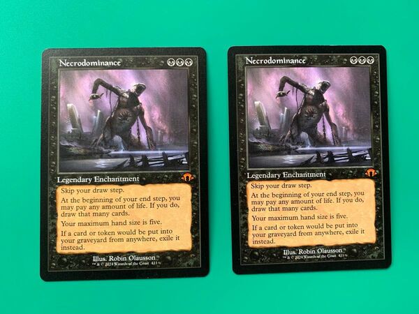 MTG ネクロドミナンス Necrodominance MH3 英語版 2枚セット モダンホライゾン3