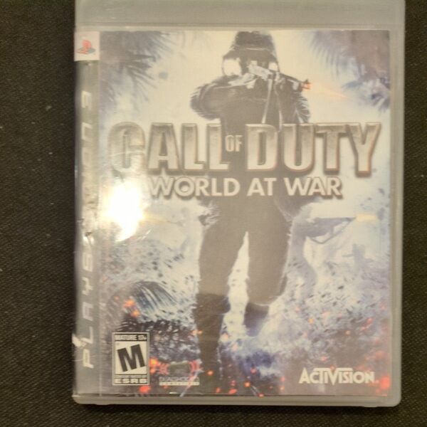 PS3 Call of Duty World at War ソフト ケース付き コールオブデューティ アールドワットウォー 海外番