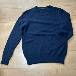 タカシマヤ カシミヤセーター メンズ ネイビー