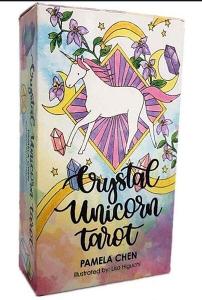 Crystal Unicon Tarot クリスタルユニコーン タロットカード オラクルカード 占い ポケットサイズ 中国製