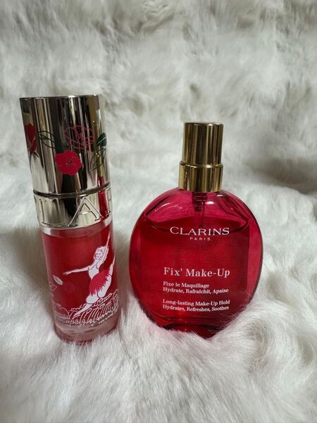 まとめ売りCLARINS LIP COMFORT OIL クラランス リップコンフォートオイル と ミニ フィクスメイクアプ