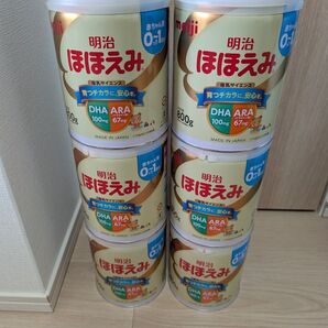 明治ほほえみ粉ミルク、800g×6缶