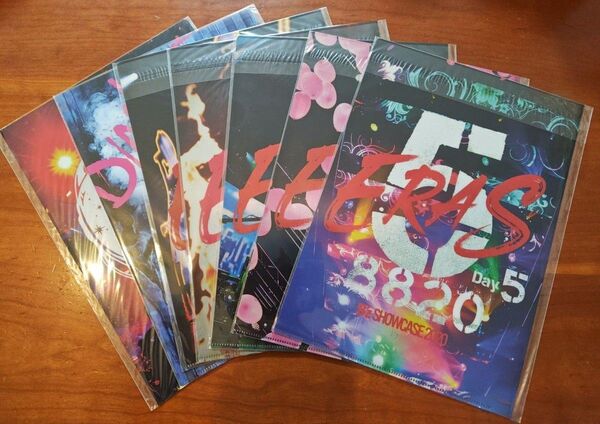 B'z クリアファイル DVD購入特典 Whole Lotta New Love、他、合計7枚