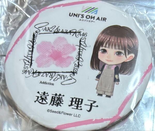櫻坂 櫻坂46 5th ツアー ガチャガチャ 丸型缶バッジ 缶バッジ 遠藤理子