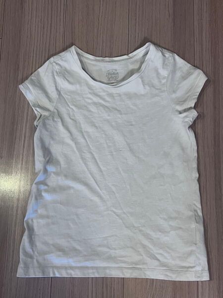 キッズ 白Tシャツ★コットン 綿 無地 半袖 ホワイト シンプル★サイズ140