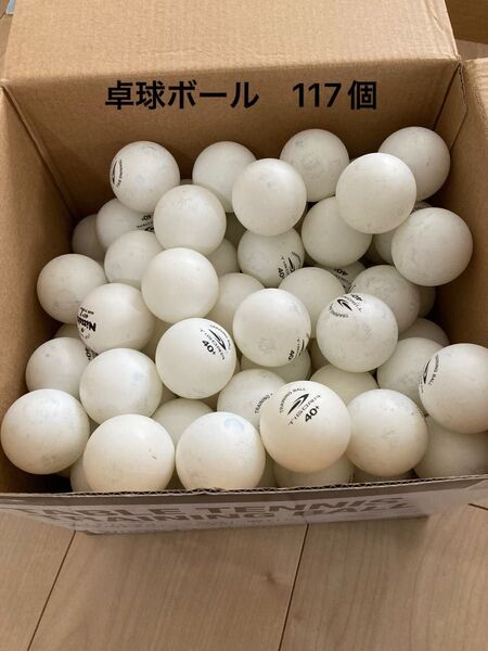 中古卓球ボール 練習用 ティゴラ 117球
