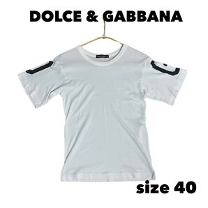 DOLCE&GABBANA Tシャツ ホワイト size 40