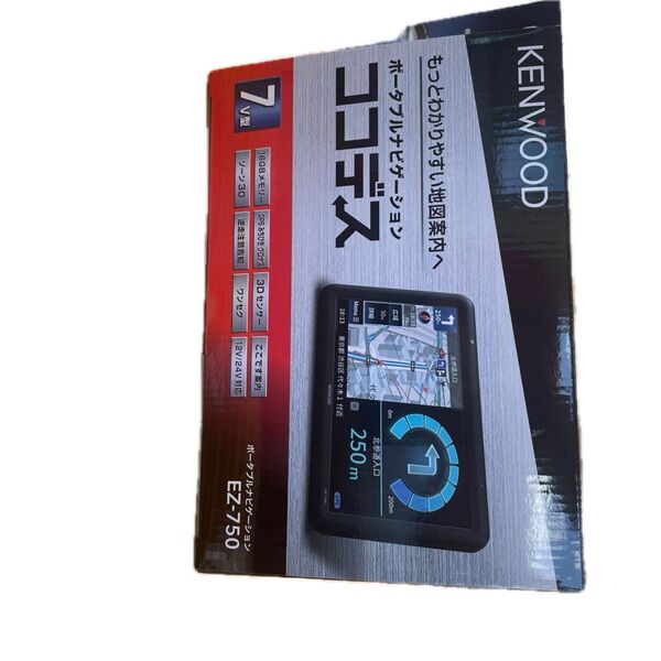 KENWOOD ポータブルナビゲーション EZ-750