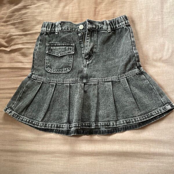 SHEIN デニムプリーツスカート