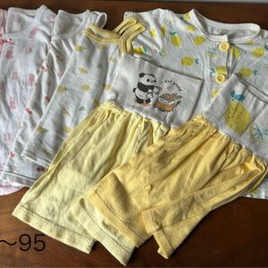 UNIQLO・西松屋 肌着,パジャマ 90・キャミソール 肌着95
