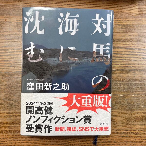 対馬の海に沈む 窪田新之助 開高健ノンフィクション賞受賞作 単行本