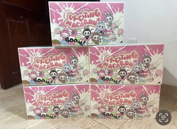 POPMART LABUBU THE MONSTERS マカロンぬいぐるみ 5セットで