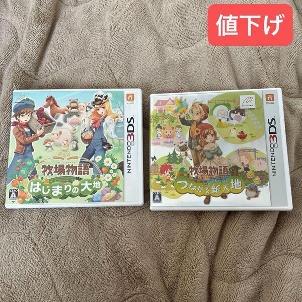 3DS ソフト 牧場物語 はじまりの大地 つながる新天地