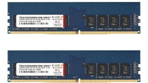 サーバー用メモリ DDR4-2666MHz 32GB (16GB×2枚) ECC Unbuffered DIMM