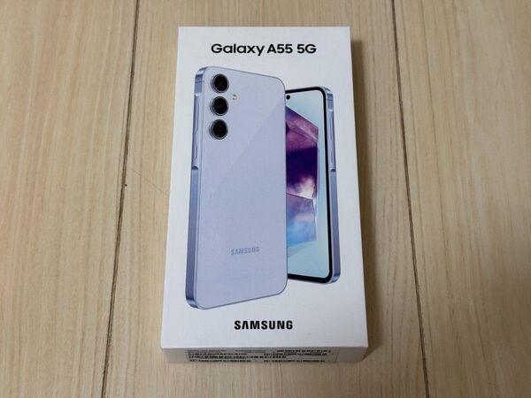 【SIMフリー】Galaxy A55 5G|8GB/128GB アイスブルー【新品未開封】SD対応|5000万画素|5年間アプデ
