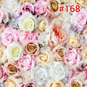 ☆#168☆綿 コットン 3D 立体 花柄プリント 生地 花柄 輸入生地