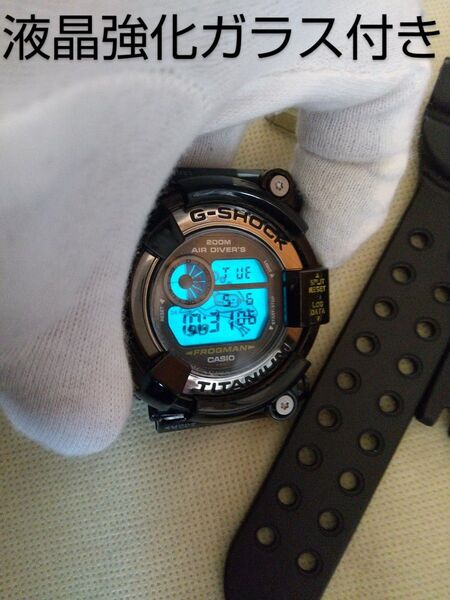 CASIO G-SHOCK1999年発売生産終了 希少99フログマンDW8200電池式 社外海外製パーツ黒染色 未使用