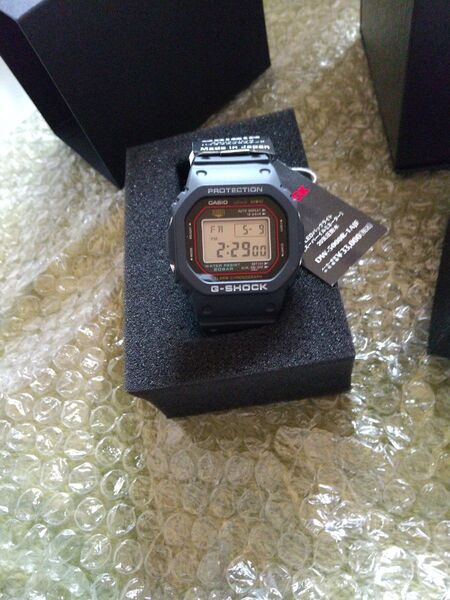 NO①CASIO G-SHOCK 初代G-SHOCK 復刻 DW-5000R-1AJF 電池式スクリューバック 未使用タグ付き