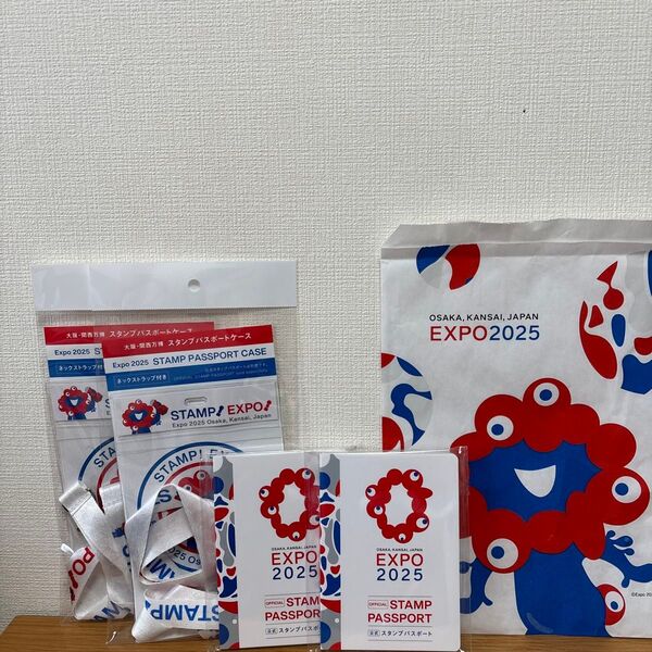 大阪・関西万博 EXPO2025 公式スタンプパスポート&専用ケースストラップ付き 大阪万博 ミャクミャク