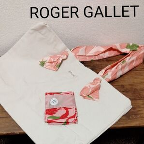 ROGER GALLET ロジェガレ トートバッグ キャンバス 帆布 トート ショルダーバッグ トロピカル 未使用 エコバッグ