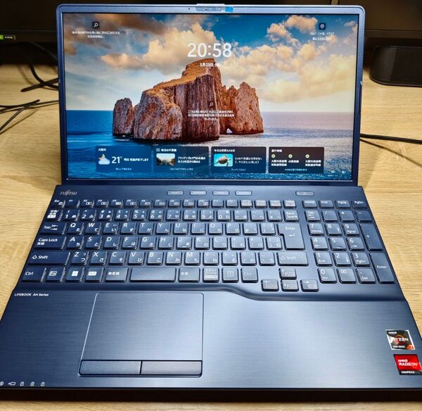 富士通 LIFEBOOK AH50/H3 AMD Ryzen 7 5700U 16GB+SSD128GB+DVD FHD