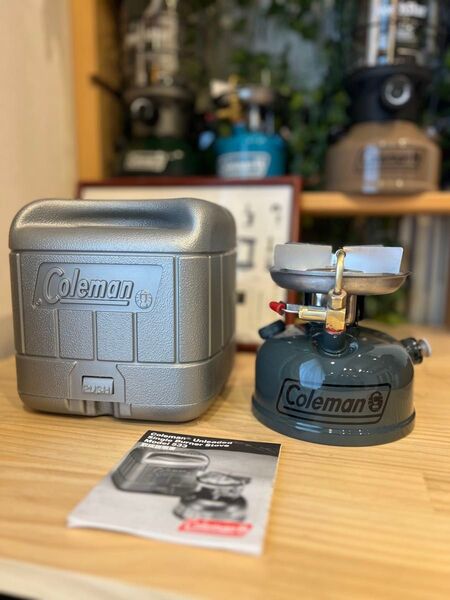 【美品】コールマン アンレデッドシングルバーナー533 アースグリーンカスタム